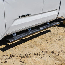 Load image into Gallery viewer, Westin 2022 Toyota Tundra Dbl Cab &amp; Crew Max R5 Nerf Step Bars - Textured Black - Installation View