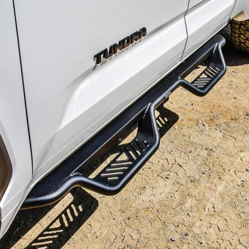 Westin 2022+ Toyota Tundra Double Cab Outlaw Nerf Step Bars - Side View