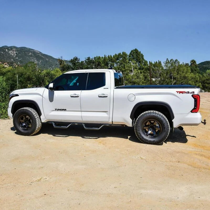 Westin 2022+ Toyota Tundra Double Cab Outlaw Nerf Step Bars - Back View