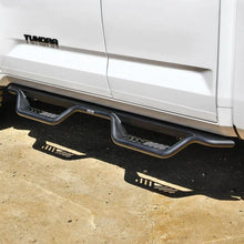 Load image into Gallery viewer, Westin 2022+ Toyota Tundra Double Cab Outlaw Nerf Step Bars - Installation View