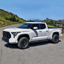 Load image into Gallery viewer, Westin 2022 Toyota Tundra Double Cab PRO TRAXX 4 Oval Nerf Step Bars - Black - Back View