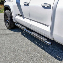 Load image into Gallery viewer, Westin 2022 Toyota Tundra Double Cab PRO TRAXX 4 Oval Nerf Step Bars - Black - Installation View