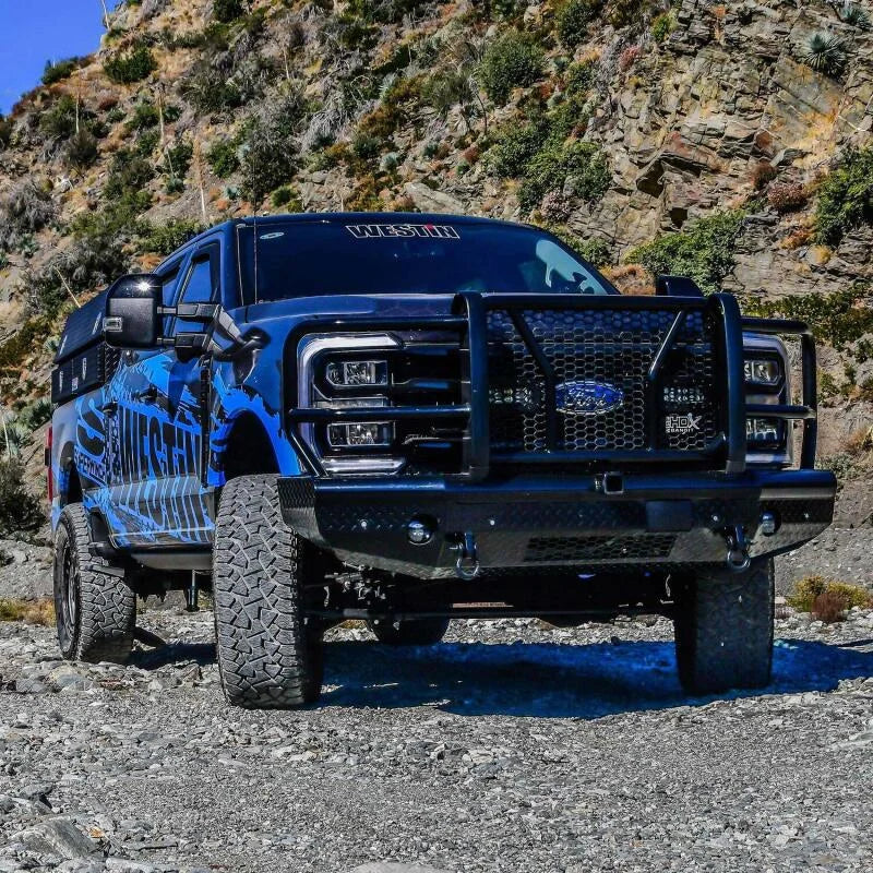 Westin 2023+ Ford F250/F350 HDX Bandit Front Bumper - Textured Black - Back View
