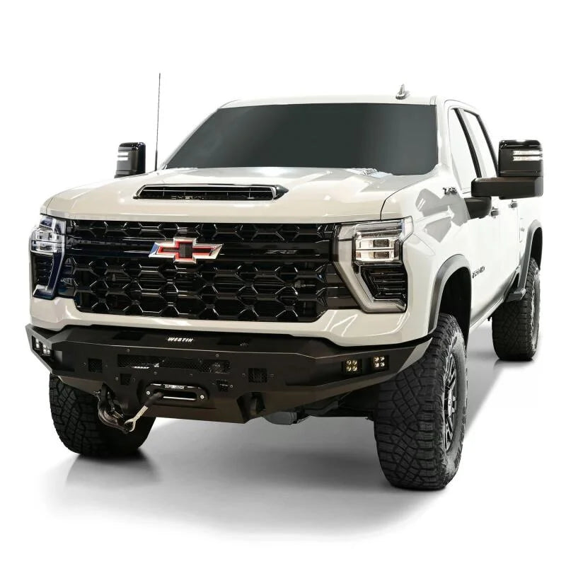 Westin 2024+ Chevrolet Silverado 2500/3500 Pro-Series Front Bumper - Textured Black - Additional View 10