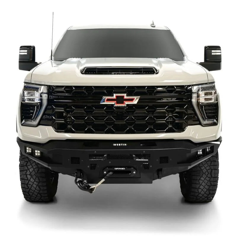 Westin 2024+ Chevrolet Silverado 2500/3500 Pro-Series Front Bumper - Textured Black - Additional View 11