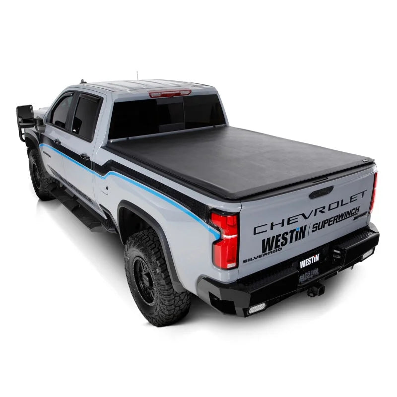 Westin 2024 Chevrolet Silverado 2500HD Soft Roll Tonneau Cover - Black - Additional View 10