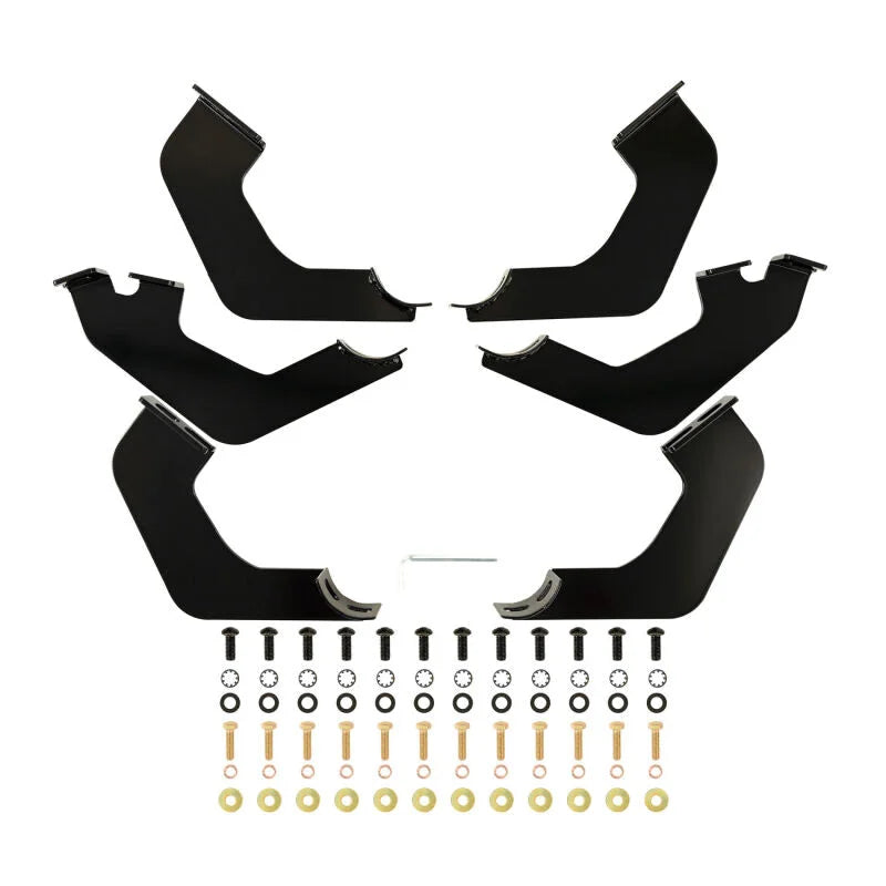 Westin 2024 Tacoma Double Cab E-Series 3 Nerf Step Bars - Stainless Steel - Back View