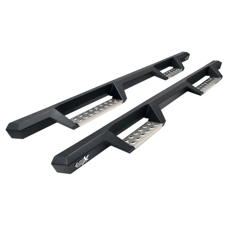Westin 2024 Toyota Tacoma Double Cab HDX Stainless Drop Nerf Step Bars - Textured Black - Main Product View