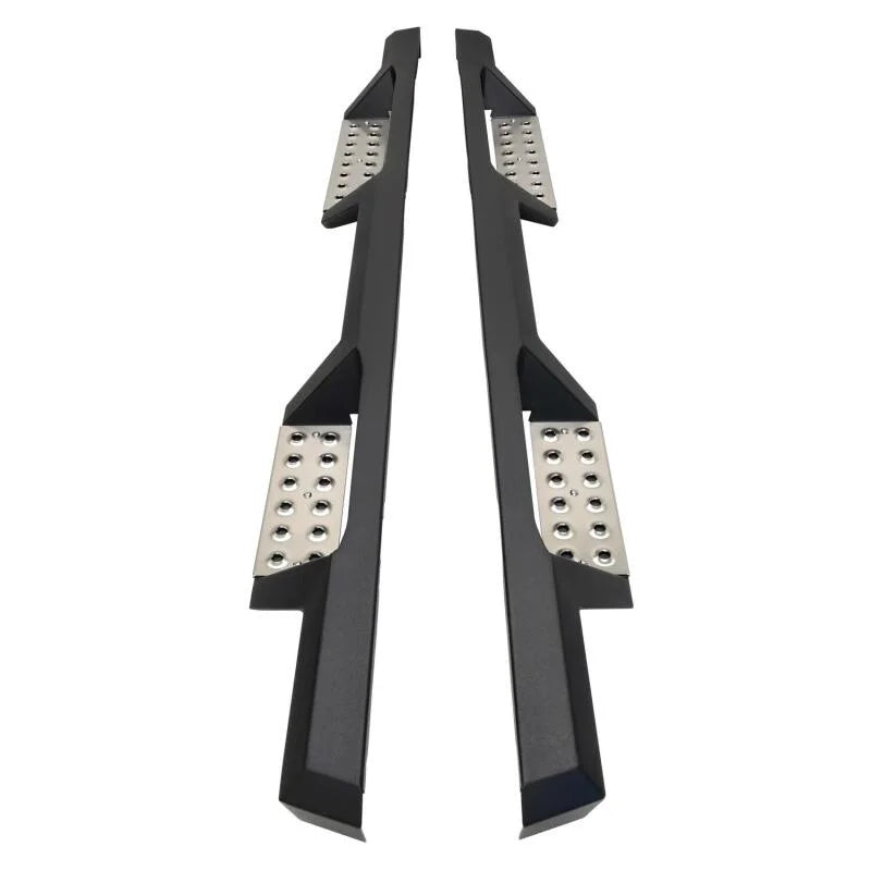 Westin 2024 Toyota Tacoma Double Cab HDX Stainless Drop Nerf Step Bars - Textured Black - Additional View 5