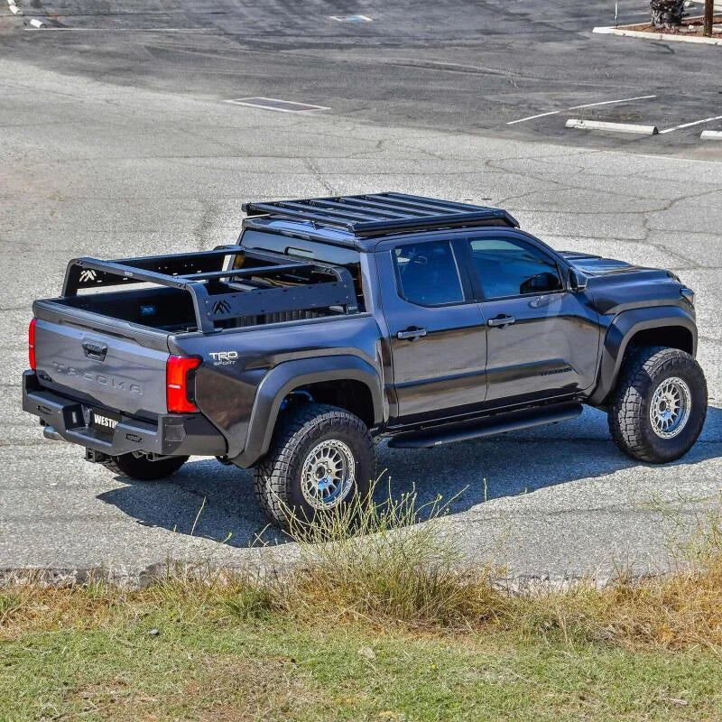 Westin 2024 Toyota Tacoma Double Cab Mesa Roof Rack - Textured Black - Additional View 7
