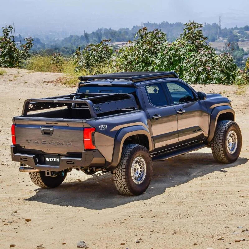 Westin 2024 Toyota Tacoma Double Cab Mesa Roof Rack - Textured Black - Additional View 10