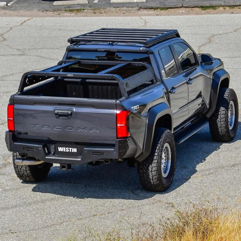 Westin 2024 Toyota Tacoma Double Cab Mesa Roof Rack - Textured Black - Additional View 11