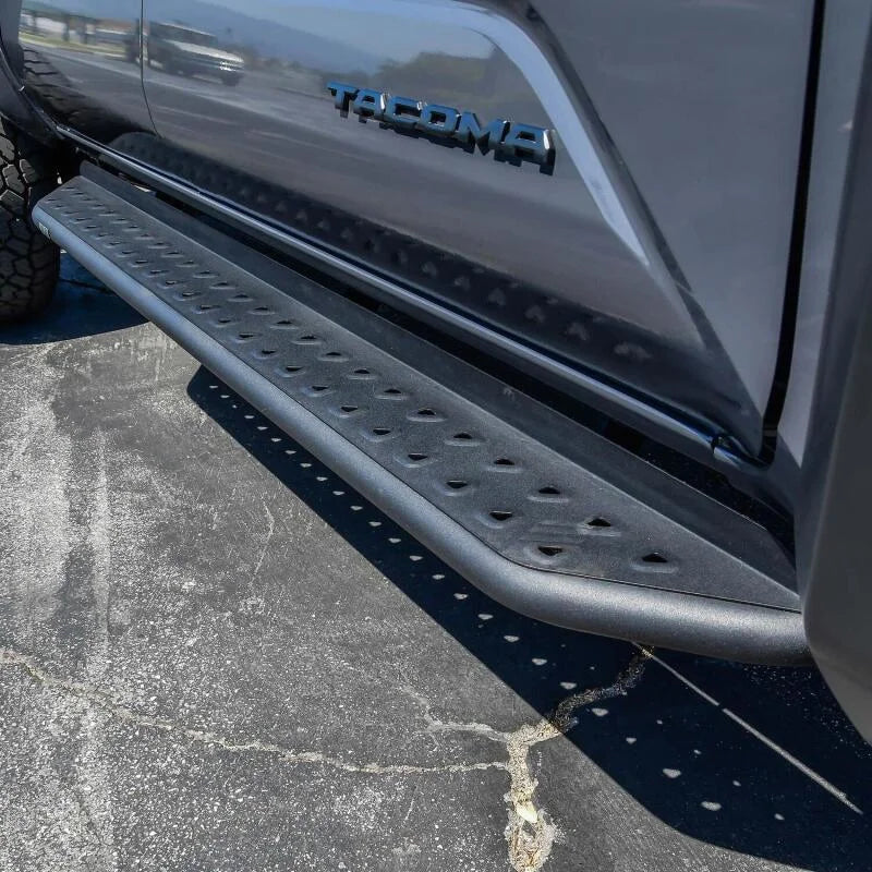 Westin 2024 Toyota Tacoma Double Cab Outlaw Running Boards - Textured Black - Back View