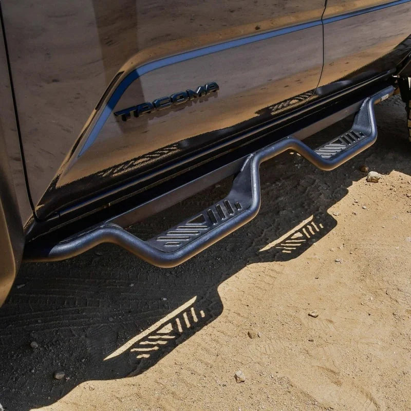 Westin 2024 Toyota Tacoma Outlaw Drop Nerf Step Bars - Textured Black - Main Product View