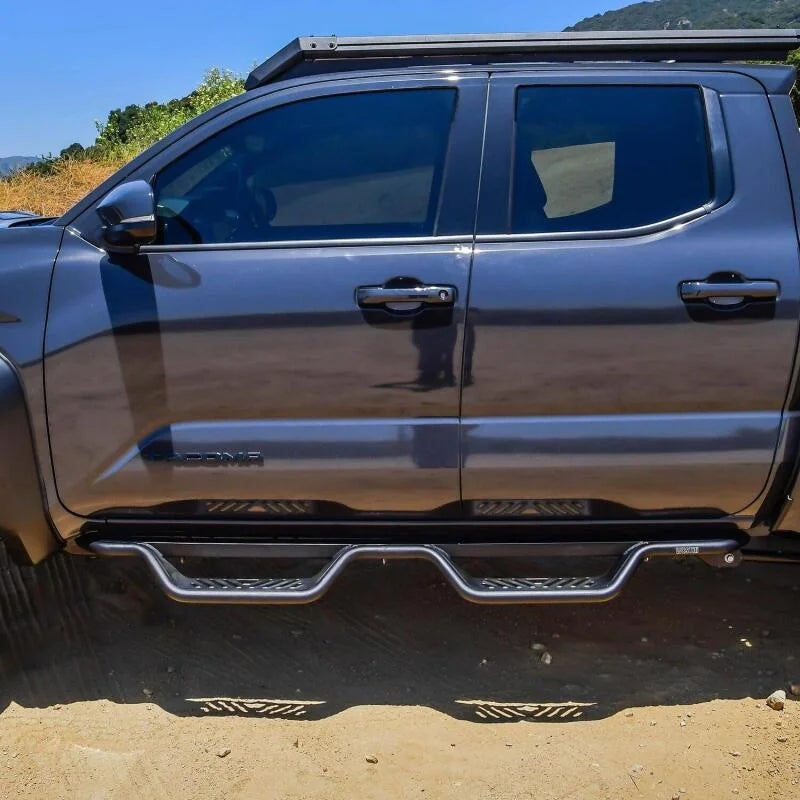 Westin 2024 Toyota Tacoma Outlaw Drop Nerf Step Bars - Textured Black - Additional View 5
