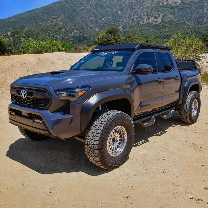 Westin 2024 Toyota Tacoma Outlaw Drop Nerf Step Bars - Textured Black - Additional View 6