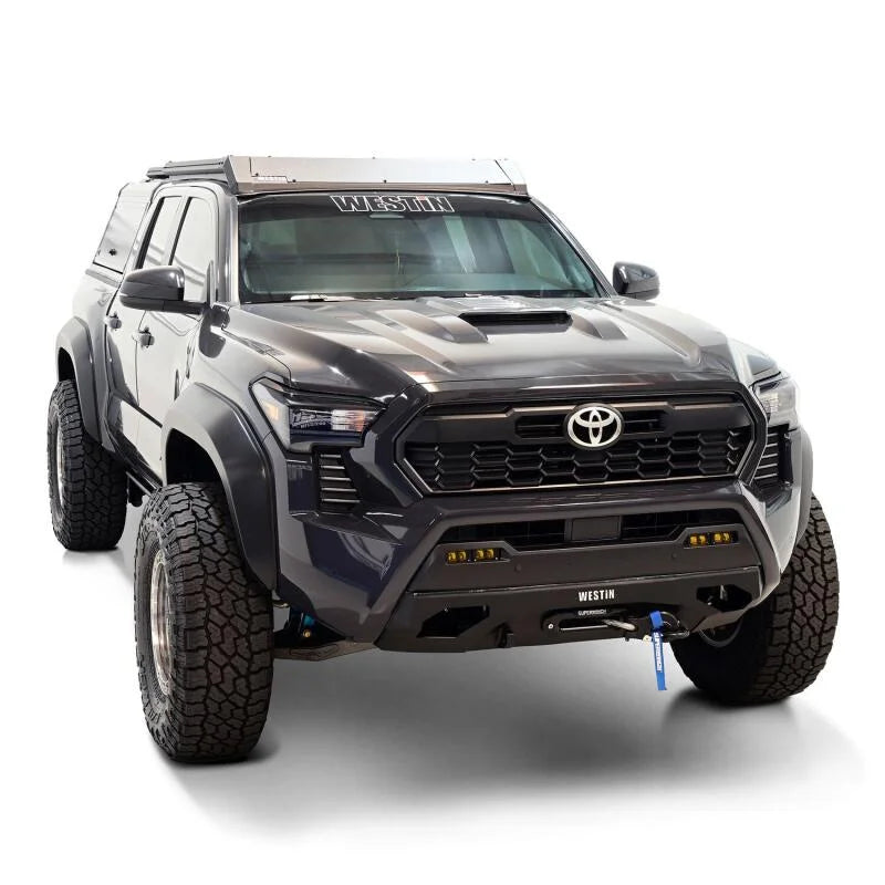 Westin 2024 Toyota Tacoma Pro-Series Mid Width Front Bumper - Textured Black - Additional View 8