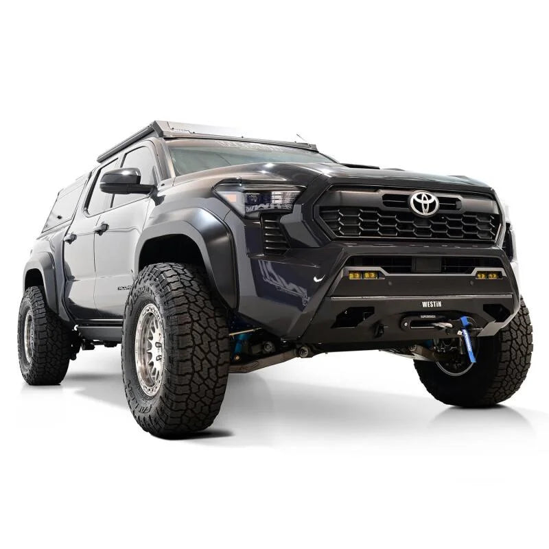 Westin 2024 Toyota Tacoma Pro-Series Mid Width Front Bumper - Textured Black - Additional View 9