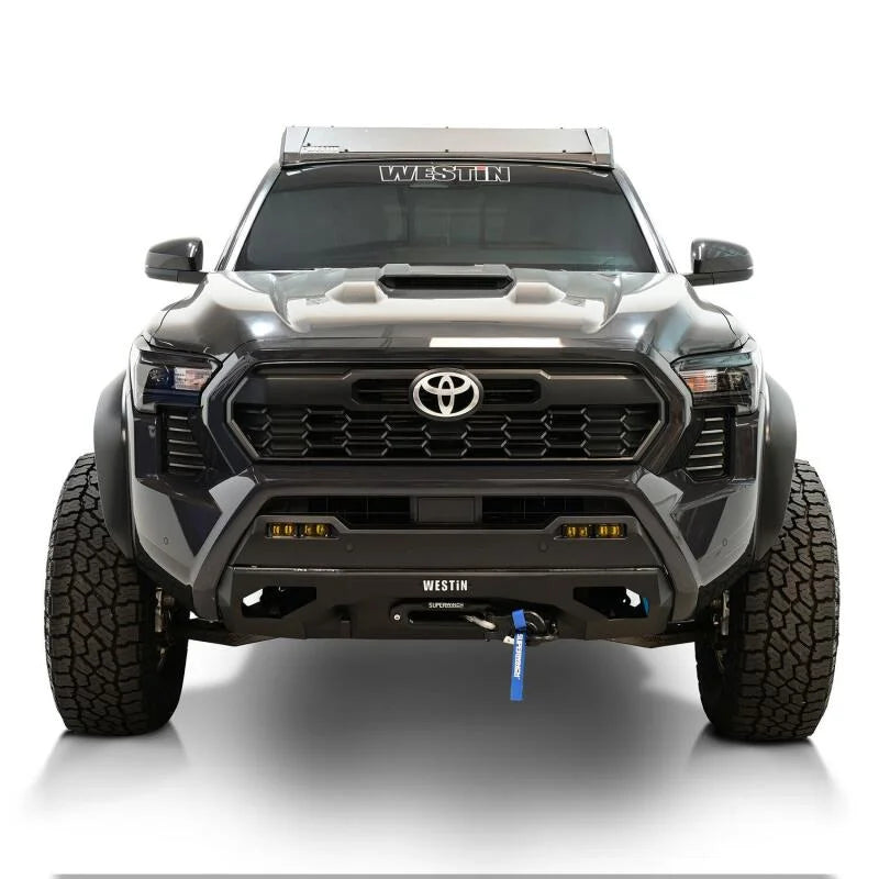 Westin 2024 Toyota Tacoma Pro-Series Mid Width Front Bumper - Textured Black - Additional View 11