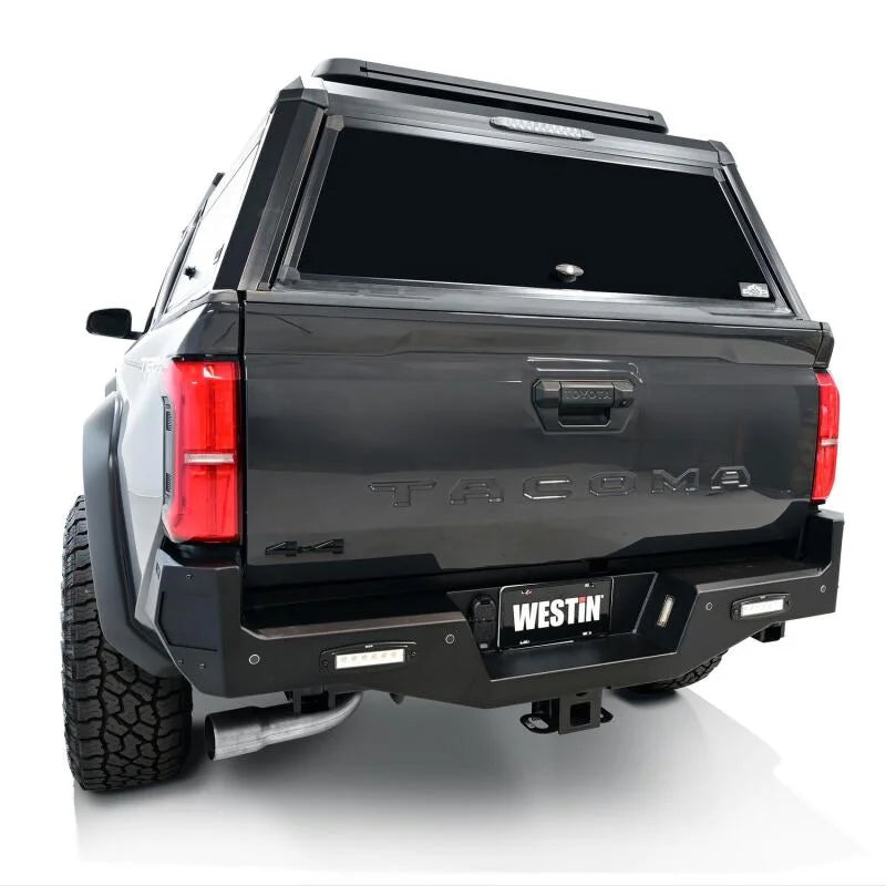Westin 2024 Toyota Tacoma Pro-Series Rear Bumper - Textured Black - Additional View 9