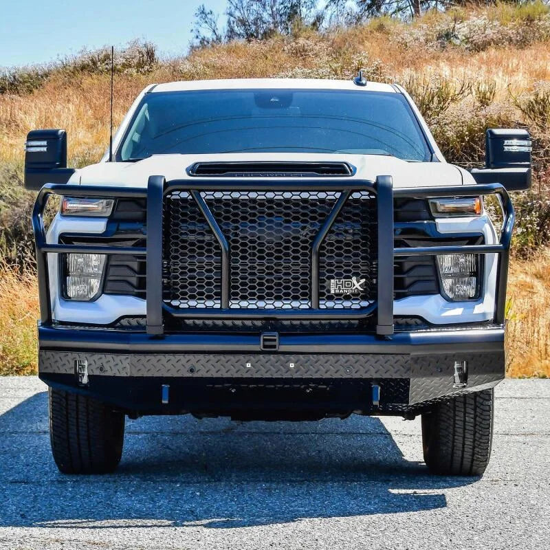 Westin 2025 Chevrolet Silverado 2500/3500 HDX Bandit Front Bumper - Installation View
