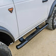 Load image into Gallery viewer, Westin 21-22 Ford Bronco (2-Door) PRO TRAXX 4 Oval Nerf Step Bars - Textured Black - Back View