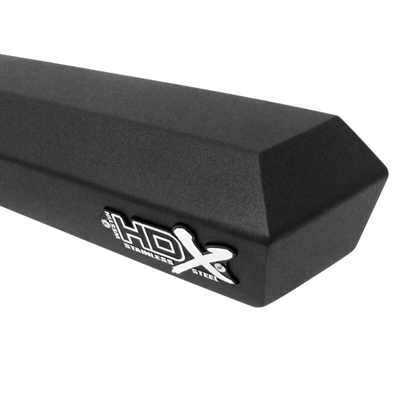 Westin 21-22 Ford Bronco 4DR HDX Stainless Drop Nerf Step Bars - Textured Black - Back View