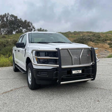 Load image into Gallery viewer, Westin 21-22 Ford F-150 (Excl. Raptor/Platinum) HDX Grille Guard - SS - Installation View