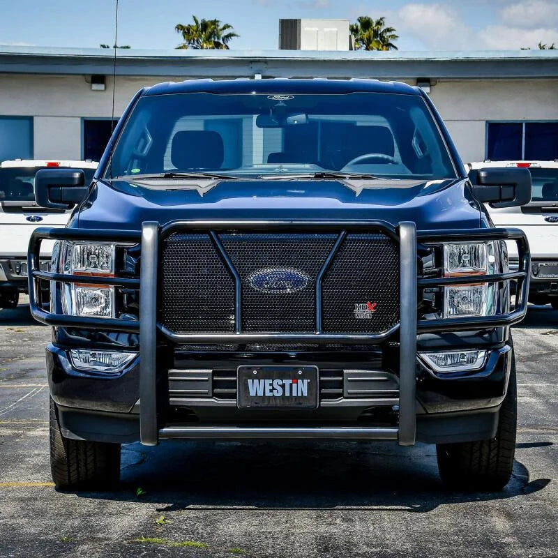 Westin 21-22 Ford F-150 HDX Modular Grille Guard - Black - Main Product View