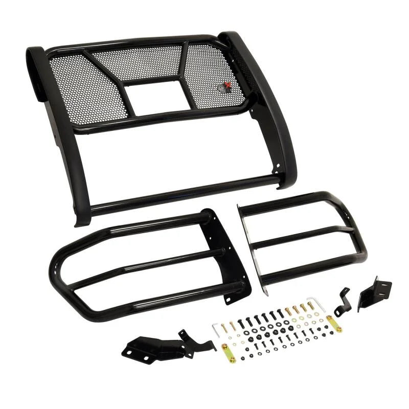 Westin 21-22 Ford F-150 w/Front Camera HDX Modular Grille Guard - Black - Installation View