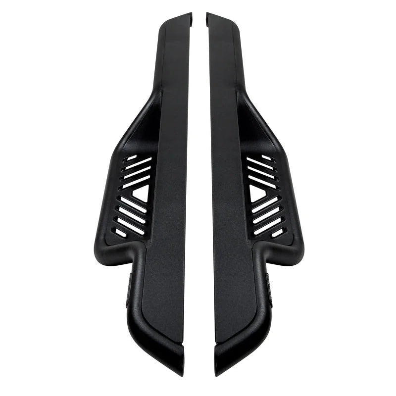 Westin 21-23 Ford Bronco 2DR (Excl. Bronco Sport) Outlaw Drop Nerf Step Bars - Textured Black - Back View