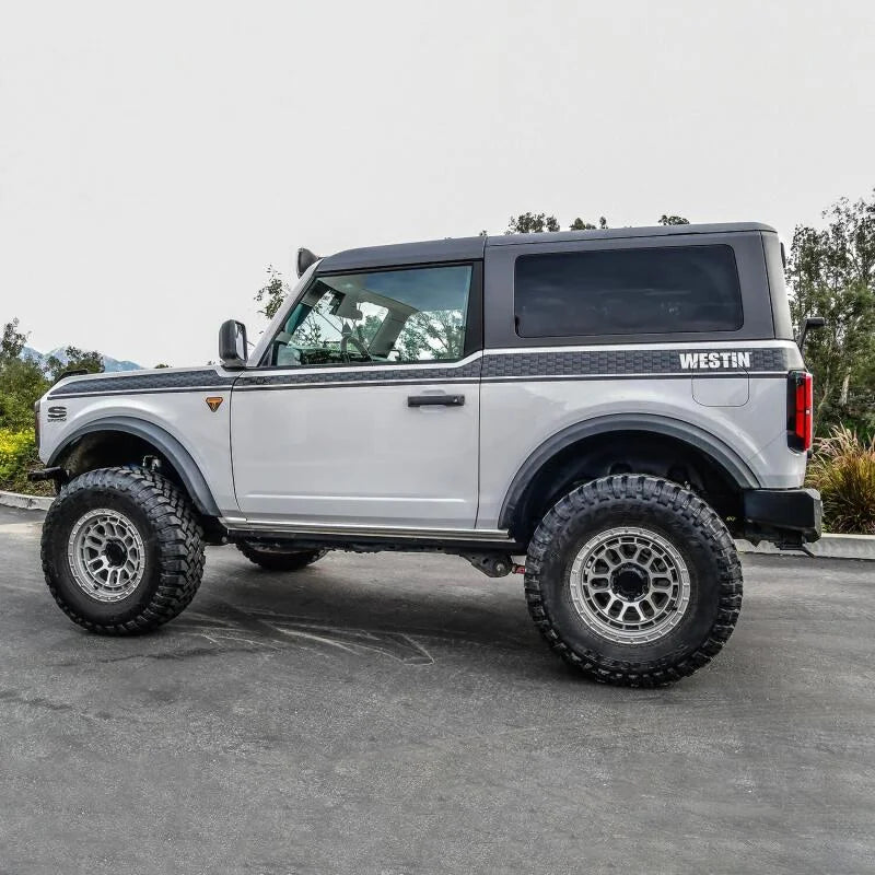 Westin 21-23 Ford Bronco 2dr (Excl. Sport) XTS Pinch Weld Covers - Tex. Blk - Additional View 5