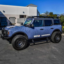Load image into Gallery viewer, Westin 21-23 Ford Bronco 4dr (Excl. Bronco Sport) Pro-e Running Boards - Tex. Blk - Back View