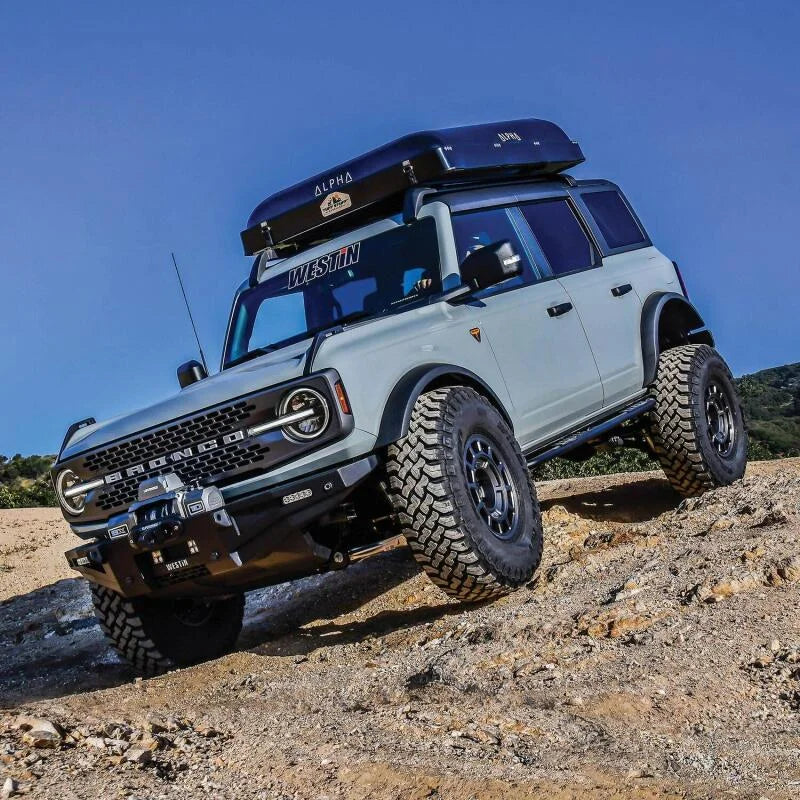 Westin 21-23 Ford Bronco 4dr (Excl. Bronco Sport) Rock Slider - Textured Black - Additional View 6
