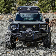 Load image into Gallery viewer, Westin 21-23 Ford Bronco (Excl. Bronco Sport) w/ XTS Front Bumper Brush Guard - Textured Black - Additional View 6