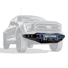Load image into Gallery viewer, Westin 21-23 Ford F-150 (Excl. 2022+ Lightning EV) Pro-Series Front Bumper - Tex. Blk - Installation View