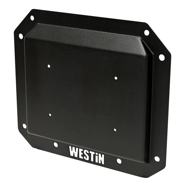Westin 21-25 Ford Bronco (Excl. Sport) Spare Tire Delete Plate - Tex. Blk - Main Product View