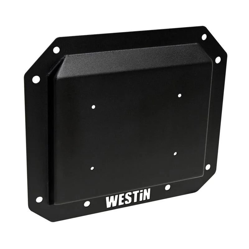 Westin 21-25 Ford Bronco (Excl. Sport) Spare Tire Delete Plate - Tex. Blk - Additional View 9