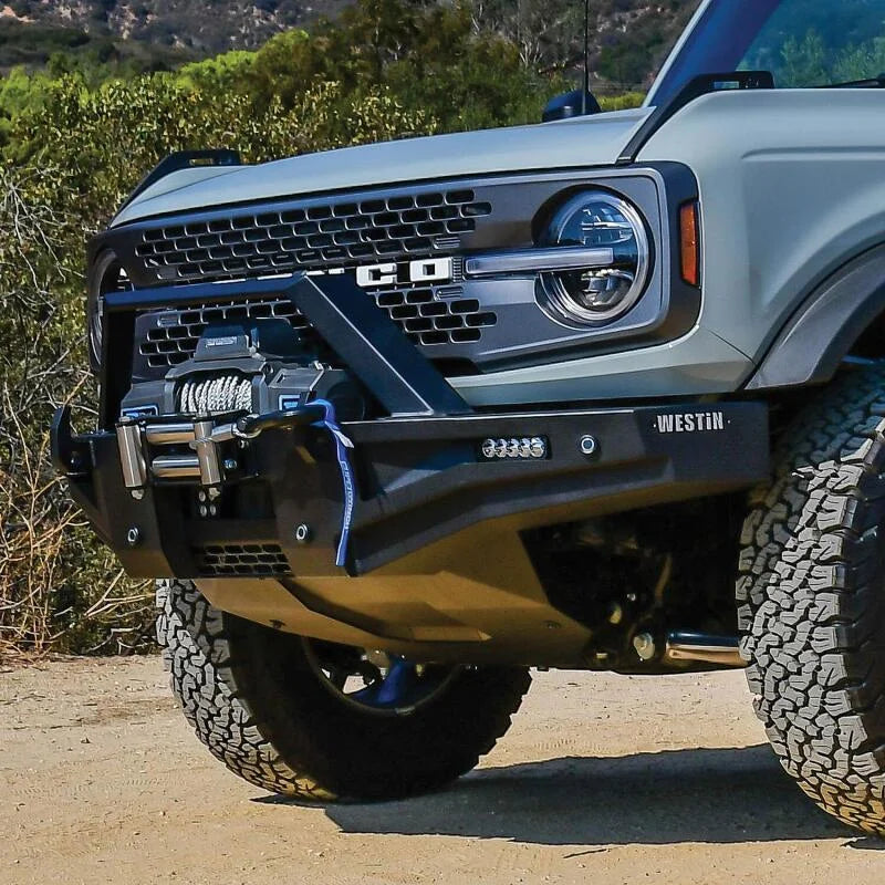 Westin 21-25 Ford Bronco (Excl. Sport) XTS Angular Bull Bar - Tex. Blk - Additional View 7