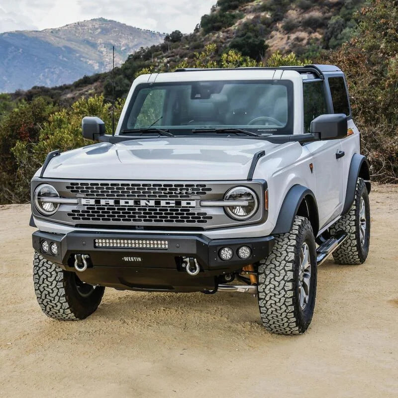 Westin 21-25 Ford Bronco Pro-Mod Front Bumper - Textured Black - Back View