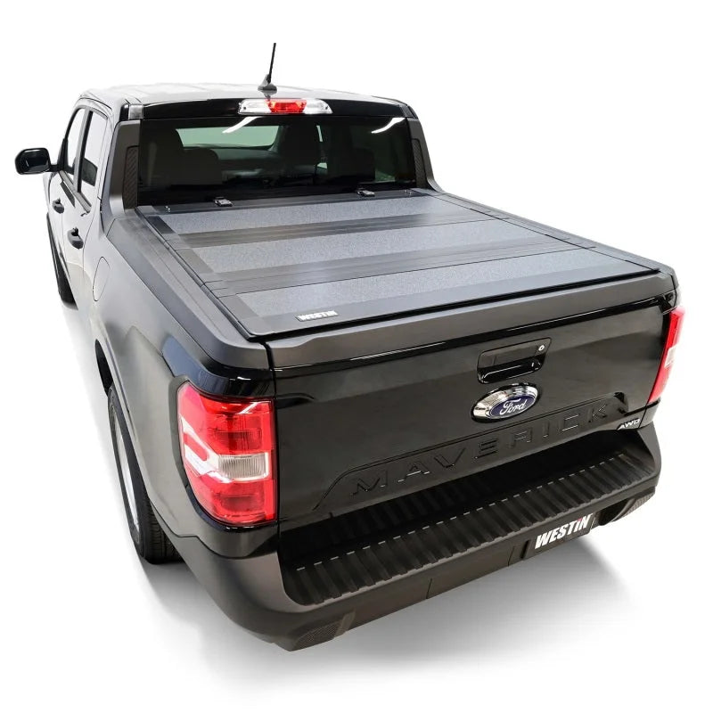 Westin 22-23 Ford Maverick 4WD 4ft. 6in. Bed Hard Tri-Fold Tonneau Cover - Black - Additional View 13