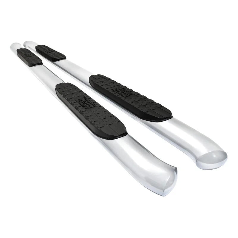 Westin 22-23 Toyota Tundra CrewMax PRO TRAXX 4 Oval Nerf Step Bars - SS - Side View