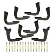 Load image into Gallery viewer, Westin 22-23 Toyota Tundra CrewMax Running Board Mount Kit - Black - Main Product View