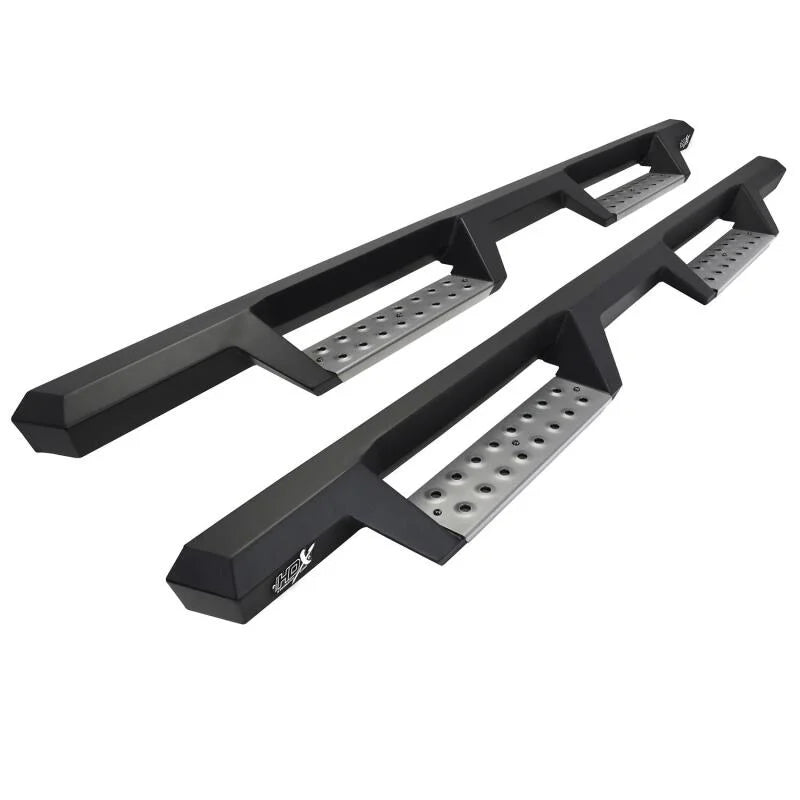 Westin 22-23 Toyota Tundra Double Cab HDX Stainless Drop Nerf Step Bars - Tex. Blk - Main Product View