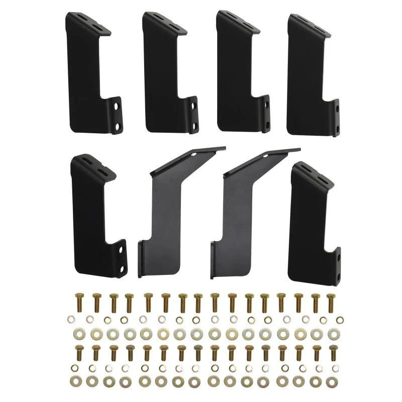 Westin 22-23 Toyota Tundra Double Cab HDX Stainless Drop Nerf Step Bars - Tex. Blk - Back View