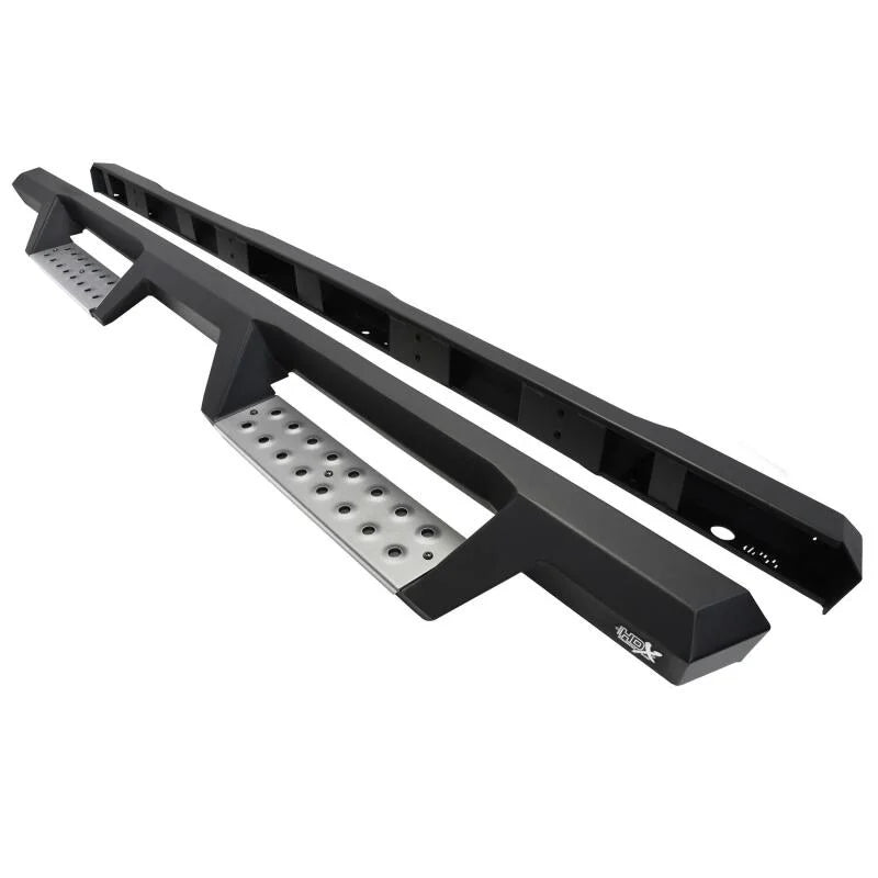 Westin 22-23 Toyota Tundra Double Cab HDX Stainless Drop Nerf Step Bars - Tex. Blk - Additional View 6