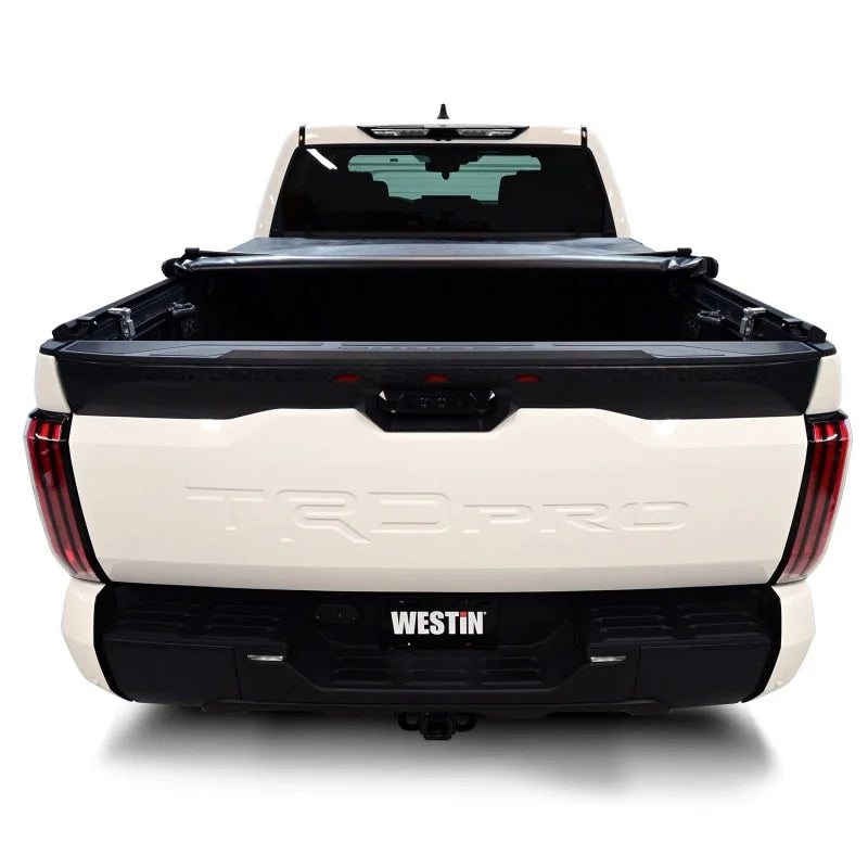Westin 22-24 Toyota Tundra 5.5ft. Bed Soft Roll Tonneau Cover - Black - Additional View 16