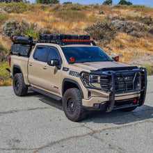 Load image into Gallery viewer, Westin 22-25 GMC Sierra 1500 (Excl. Old Body) HD Grille Guard - Black - Side View