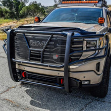 Load image into Gallery viewer, Westin 22-25 GMC Sierra 1500 (Excl. Old Body) HD Grille Guard - Black - Back View