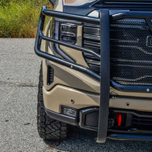 Load image into Gallery viewer, Westin 22-25 GMC Sierra 1500 (Excl. Old Body) HD Grille Guard - Black - Installation View
